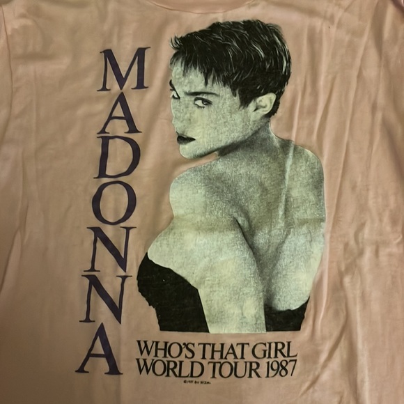 Vintage MADONNA who’s that girl world tour 1987 t shirt - Picture 2 of 3